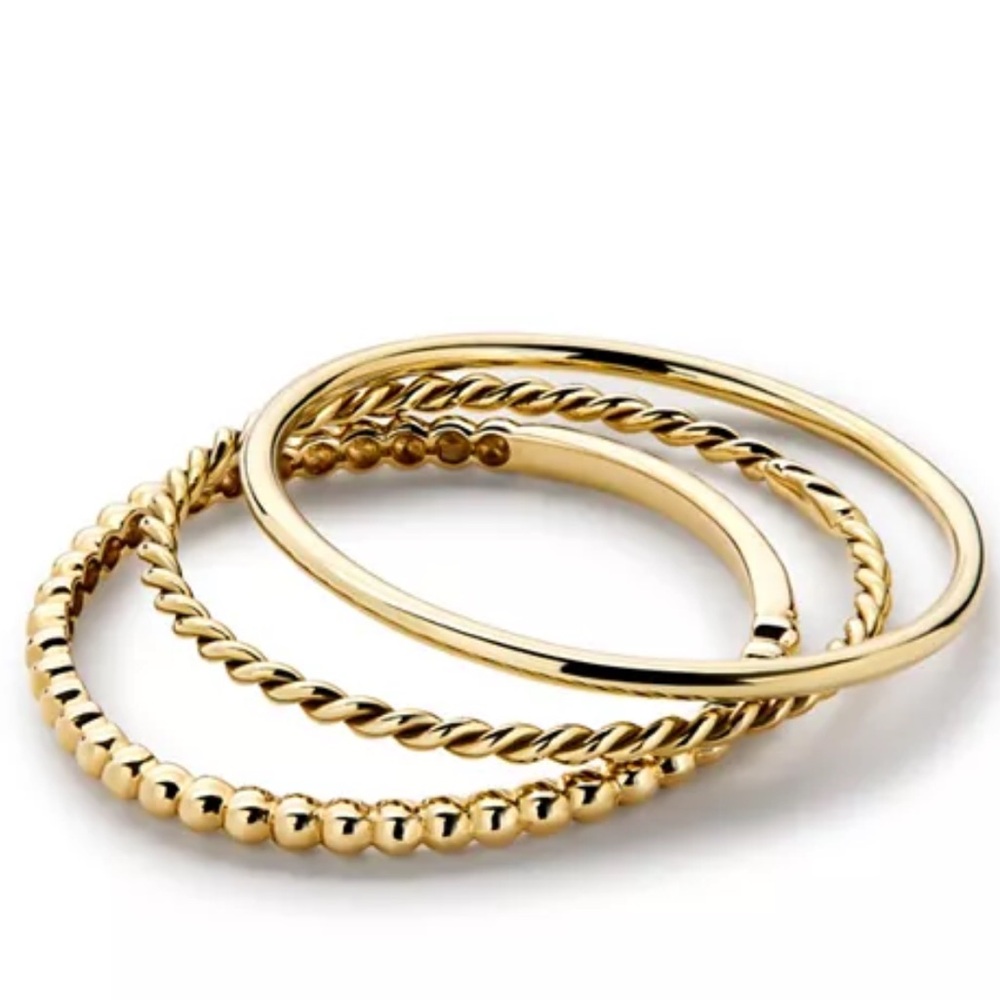 Ana Luisa 3 ring stack Size 7.5